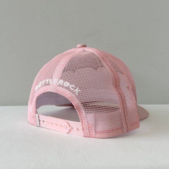 New! BOTTLEROCK Music Festival Platinum Cap Pink Mesh Hat Snapback 2025 Napa CA - Picture 4 of 7